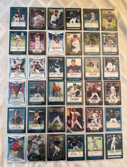 36 Bowman Chrome Baseball Cards – Yadier Molina, Adam Wainwright, Billy Hamilton