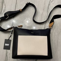 DKNY: crossbody bags for woman - Black