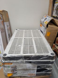 HDX 5-Tier Easy Assembly Multi-purpose Plastic Garage Storage Shelving Unit in Gray – Open Box