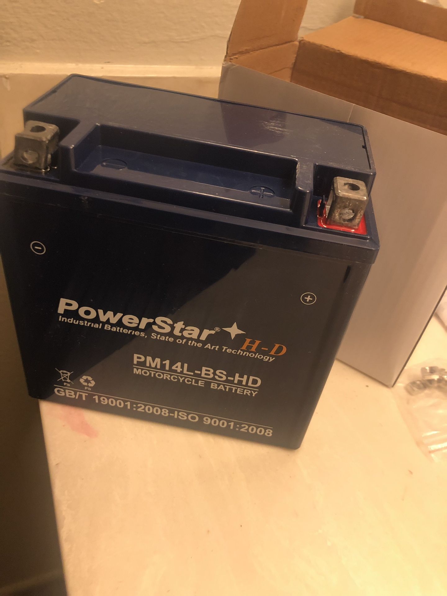 Motorcycle battery. New.