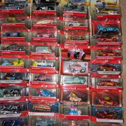Pixel cars, haulers, special edition, NASCAR, radiator springs.
