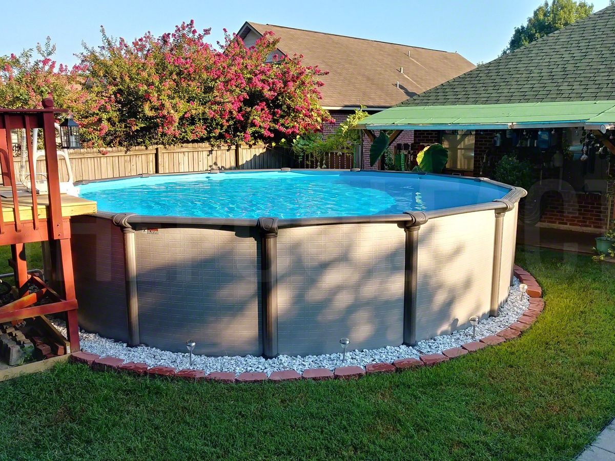 Above Ground Pool 24'x54" Melenia Round Pool