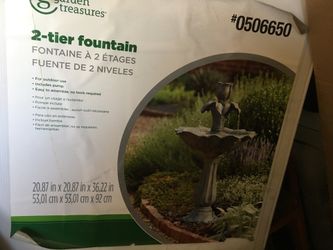2 tier fountain