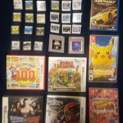 30 Nintendo Ds 3ds Switch Sony Ps Vita Games LOT