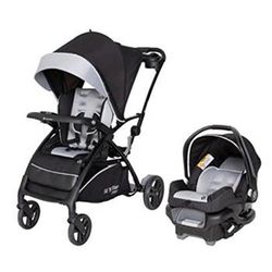 Baby Trend Sit N’ Stand 5-in-1 Shopper Travel System, Moondust *Open Box-Like New*