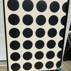 Oversized Polka Dots Acrylic painting