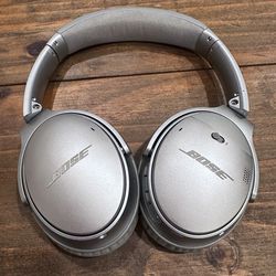 Bose QuietComfort 35 II Wireless Headphones - Silver (Excellent Condition)