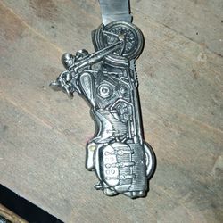 Stainless Steel Pocket Motorcycle Double Blades 