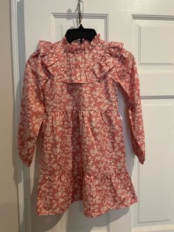 Janie and Jack Brand New Pink Floral Girl Dress