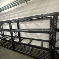 Metal Racks, Heavy Duty Shelving Units , Wire Shelves Boltless Assembly 