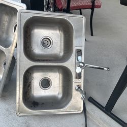 Sink Para Cocina Con Llave De Agua Y Regadera