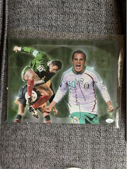 Mexico Cuauhtemoc Blanco Autograph