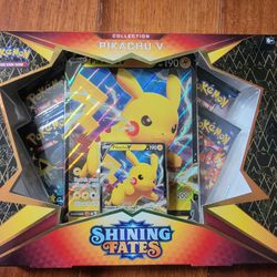 Pokemon Pikachu V Shining Fates Box New Sealed