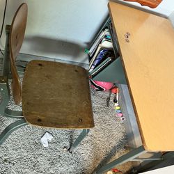 Vintage Kid’s School Desk