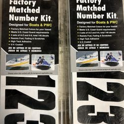 Boat Numbers - 2 Packs