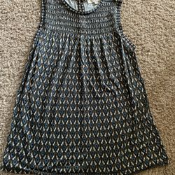 Loft Rayon Tank Top with Flair Bottom, XS