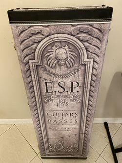 LIMITED EDITION ESP Tombstone guitar Case MINT condition!