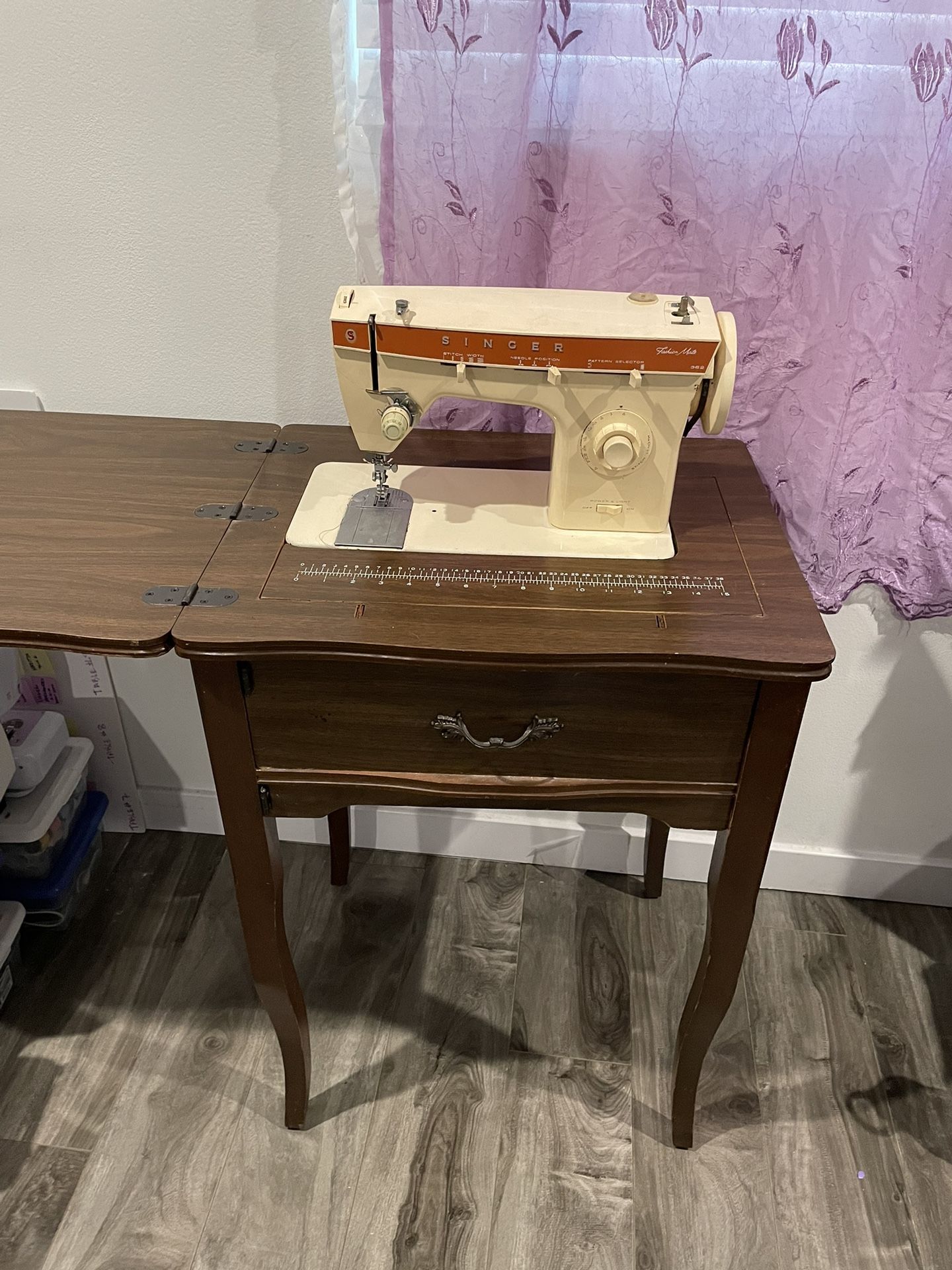 Singer Fashion Mate 362 With Table Vintage Price Obo