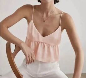 Aritzia Wilfred Lover Satin Camisole Size L