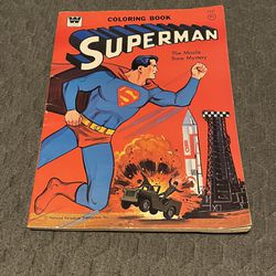 1965 Unused Superman Coloring Book