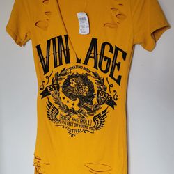 Windsor Vintage Print Shirt Dress 💛 Nwt