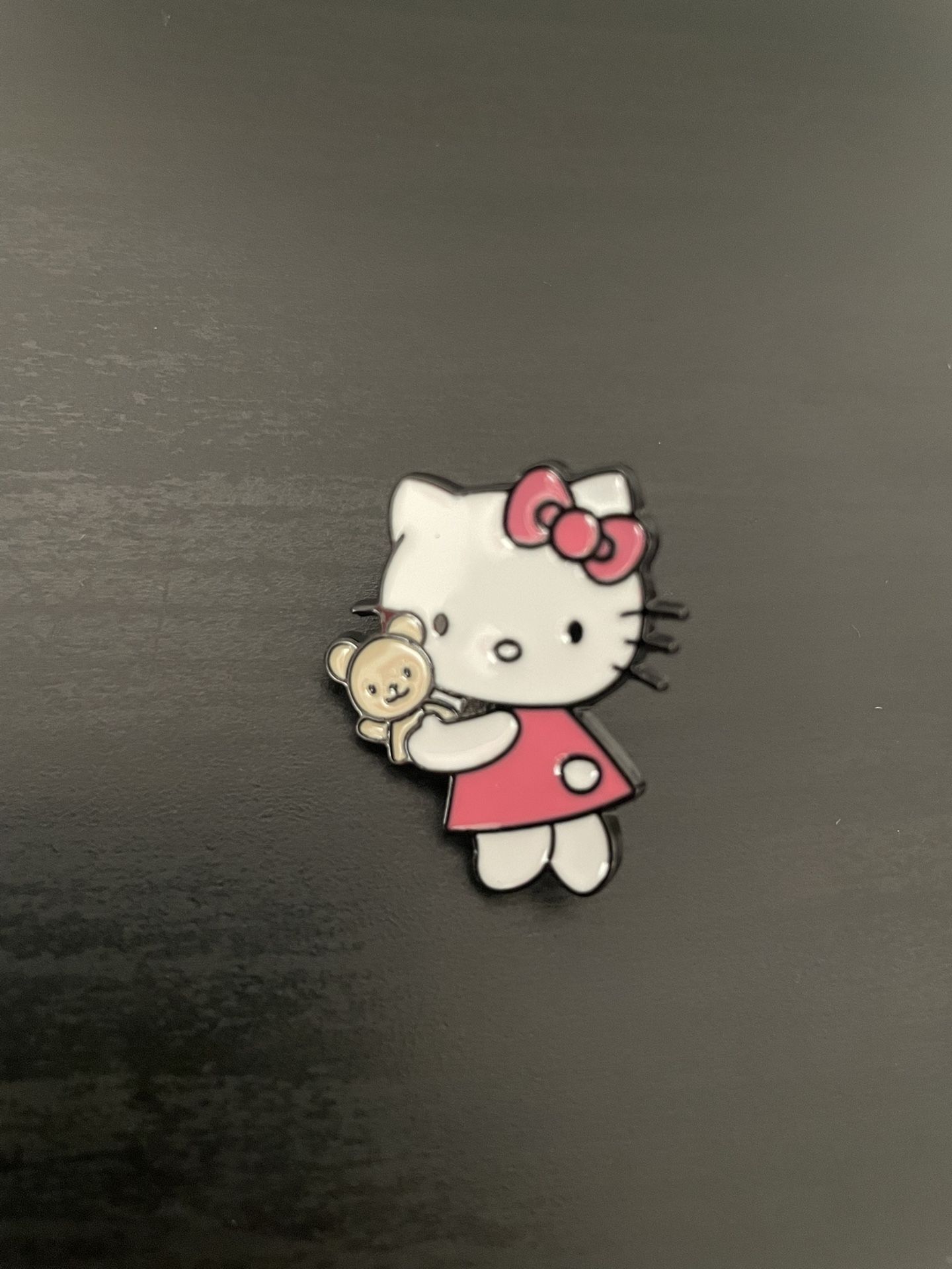 Hello Kitty Bear Pin NEW Cat Anime Japan Metal Enamel Pinback Brooch Jewelry