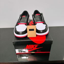 Air Jordan 1 OG Low Black Toe - Size 13