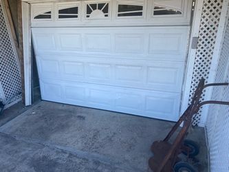 Garage Door Broken Spring Opener Off Track Replace Adjustment And Parts