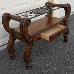 43L*18W*30H inch. Solid Wood  Console Table.. (Without Top  Glass)  