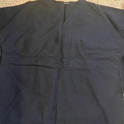 Fundamentals Scrub Black Top 