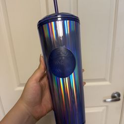 Starbucks Purple Dome Lid Wisteria Kaleidoscope Tumbler