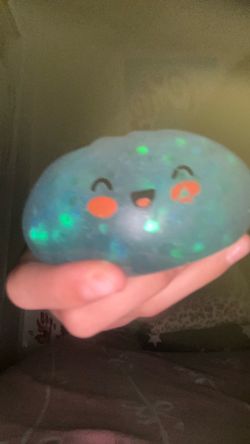 Blue glitter dumpling