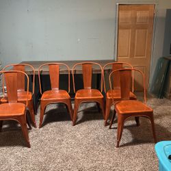 Kitchen and living room table and chairs