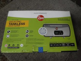 Rheem Performance Tankless Water Heater 