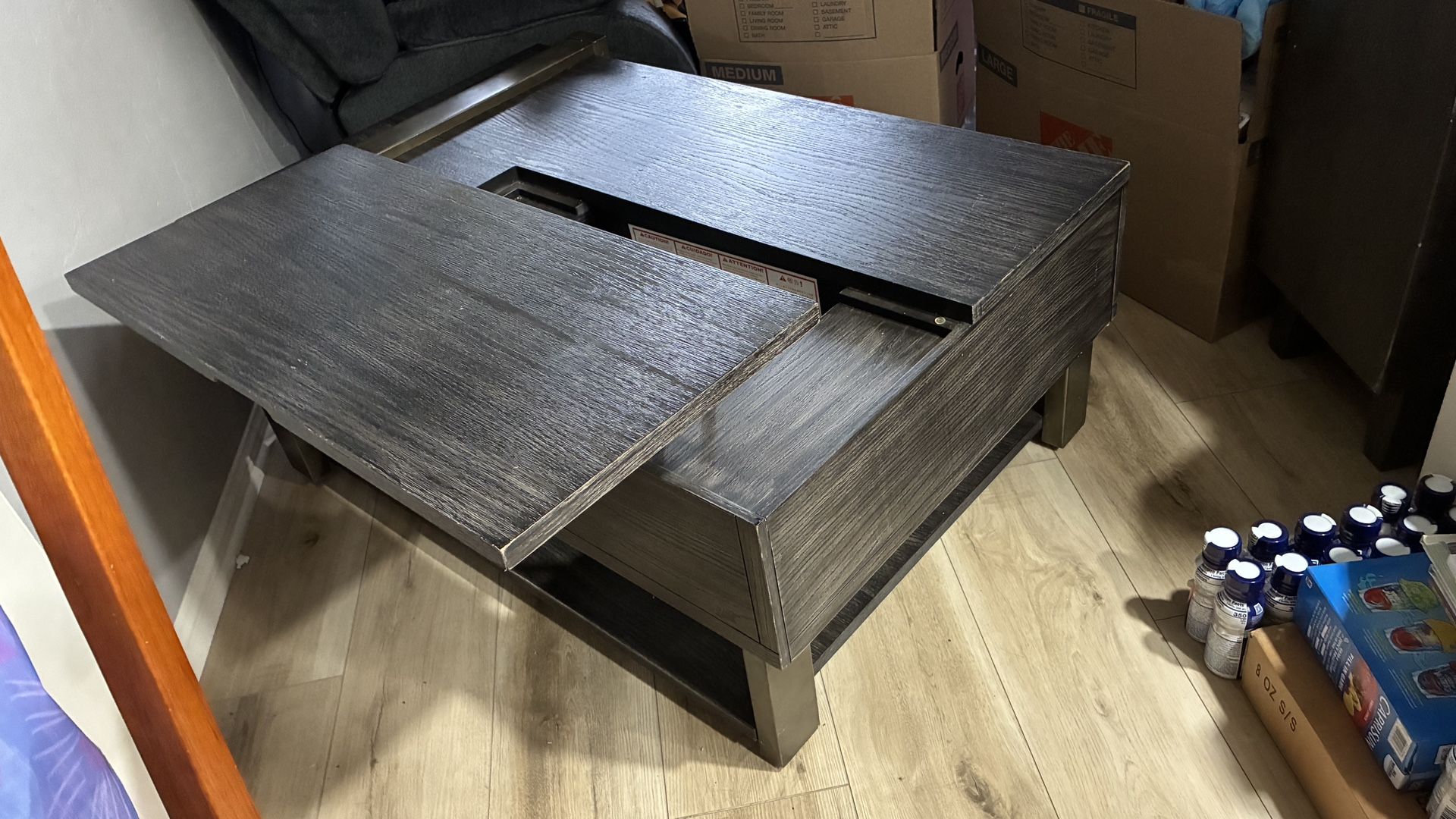Coffee Table, Lift Top Coffee Table with Drawers and Hidden Compartment, Retro Central Table with Wooden Lift Tabletop, for Living Room Dorm Home,All Products : American Fashion Style Bags On Sale