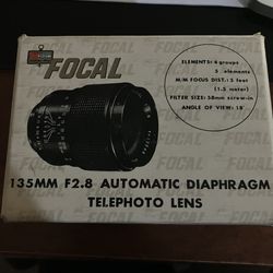 Focal Camera Lens 135mm for Pentax