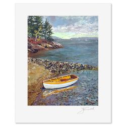 John Powell, "Coastal Shoal" Limited Edition Printer's Proof Serigraph, Numbered and Hand Signed with Letter of Authenticity.