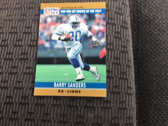 1990 Pro Set Rookie Of The Year 1 Card/  
