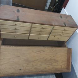 Vintage Tool Box Handmade Heavy Duty