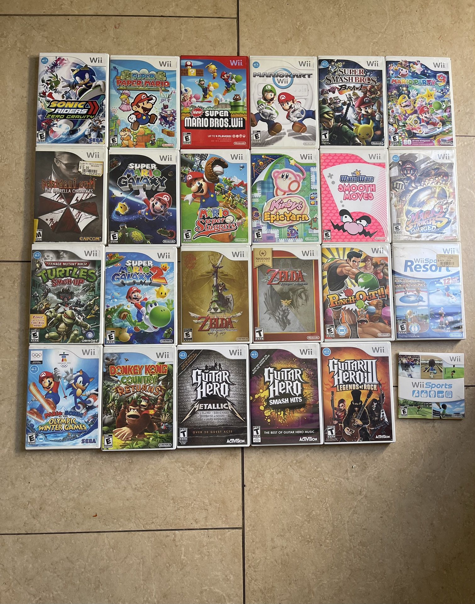 Nintendo Wii Games 