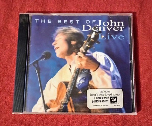 John Denver The Best of Live 1997 CD Compact Disc Country Music