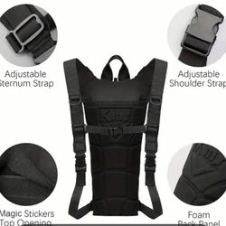 
3L Water Bladder Carrier Backpack Leakproof for Running Jogging Cycling Hiking