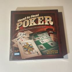 Parker Brothers Head-to-Head Poker Game - NEW & FACTORY SEALED - 2005 Edition
