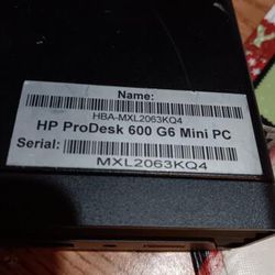 HP ProDesk 600 G6 Mini PC