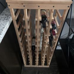 44 Bottle Wooden IKEA Wine Rack