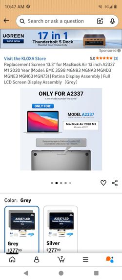 Mac air LCD