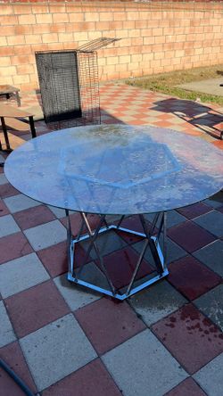 Glass table