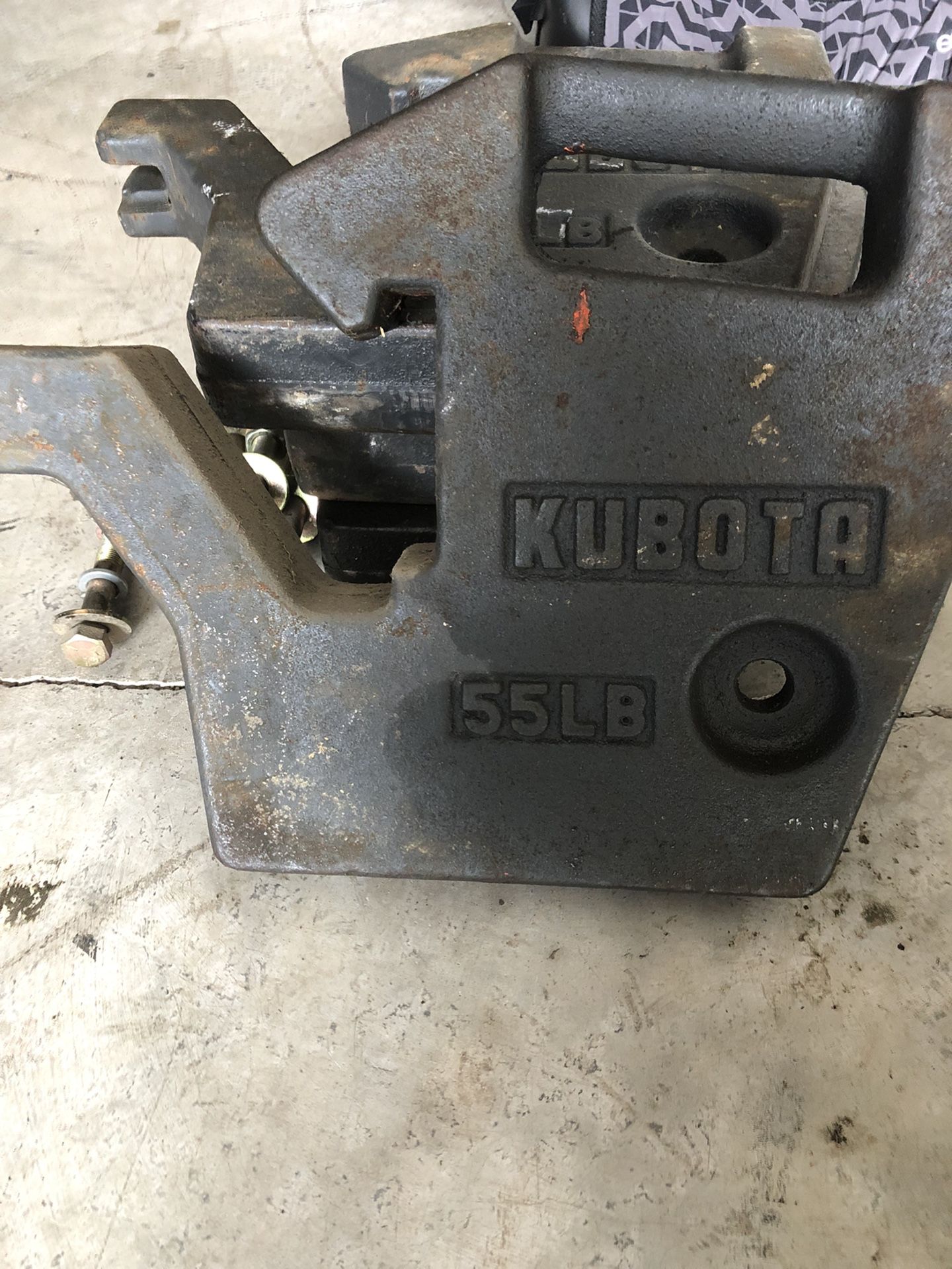(4) Kubota 55lb Suitcase Weights Like New. $325 For All 4. Pickup Only