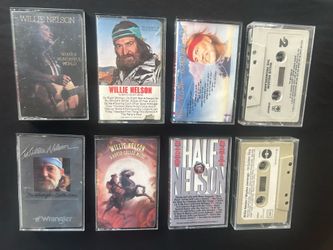 8- Willie Nelson Cassette Tapes