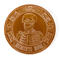 1 Oz Copper Round - Memento Mori w/case